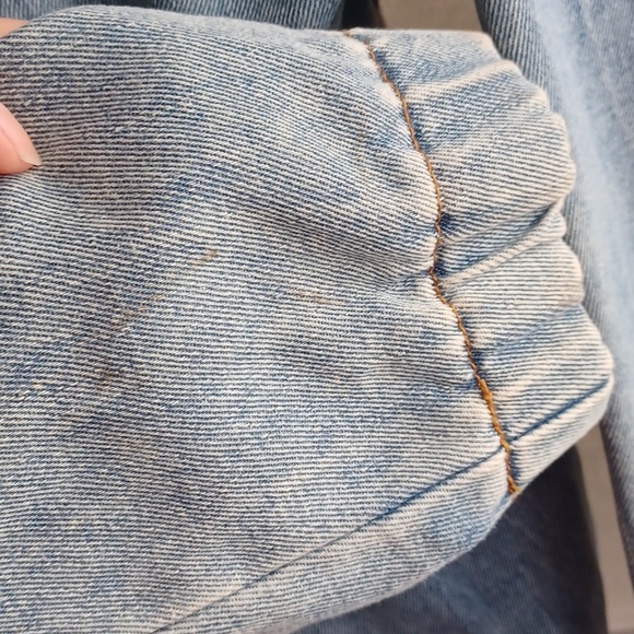 Denim Casual Parka Jacket With Hoodie - Picture 9 of 14